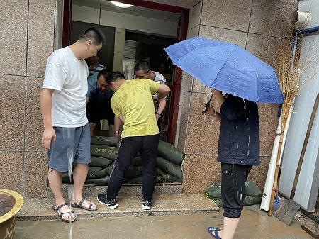 新乡分院积极应对 做好强降雨防范应对工作